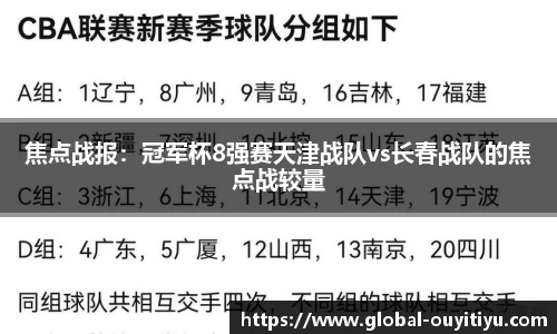 焦点战报：冠军杯8强赛天津战队vs长春战队的焦点战较量
